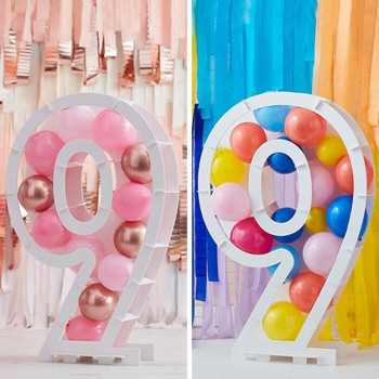 mix 358 number 9 balloon frame kit mixed min