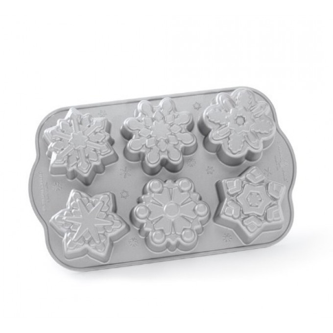 Forma Frozen Snowflake Cakelets Pan NORDIC WARE