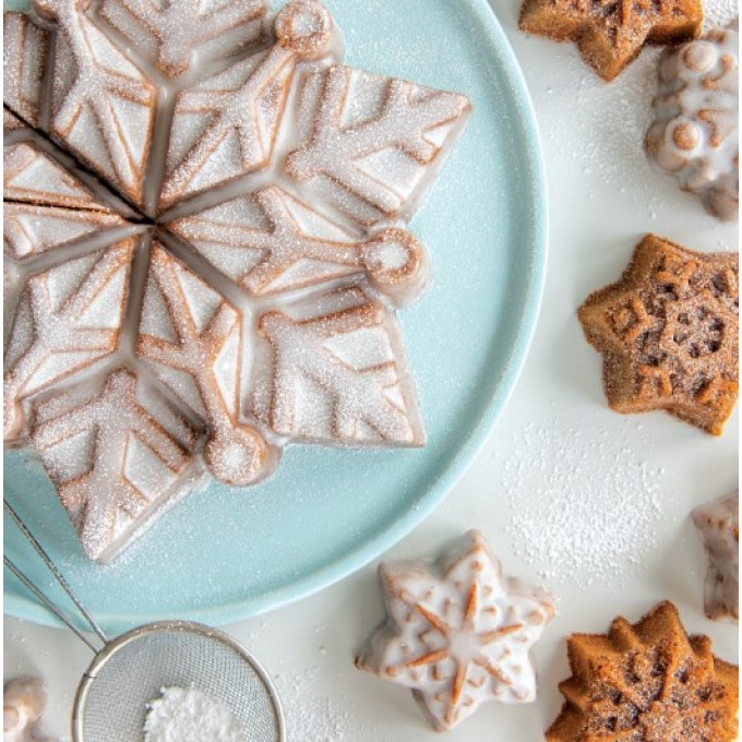 Forma Frozen Snowflake Cakelets Pan NORDIC WARE 5
