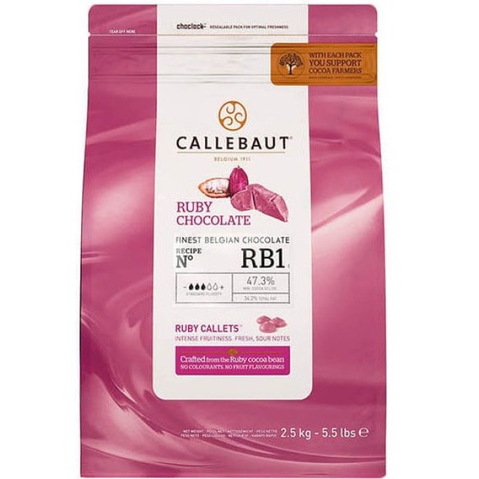 Chocolate Callebaut Ruby 2.5gr