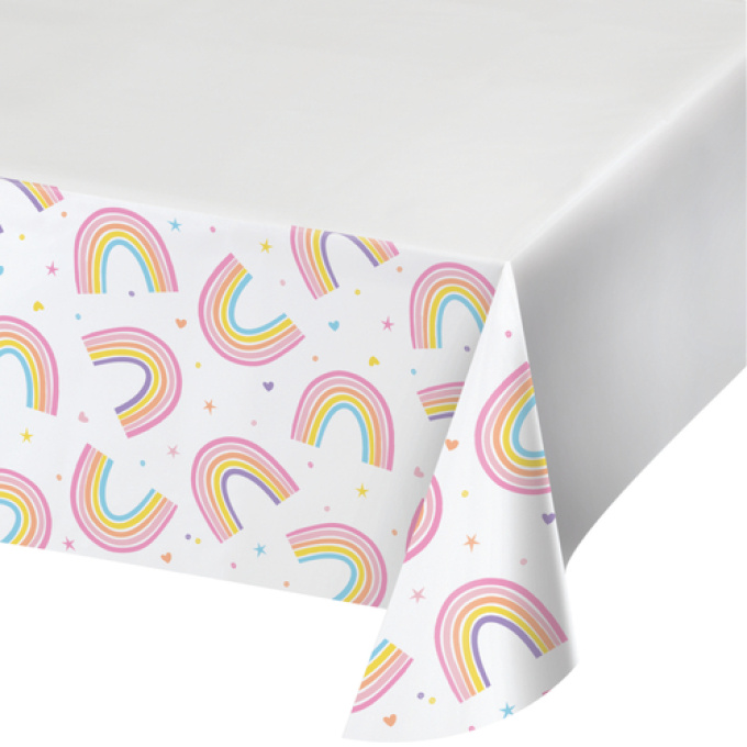 arco iris toalha de mesa