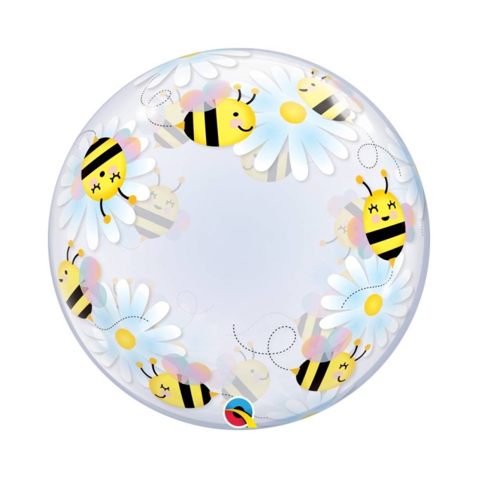balao bubble bolha abelhas e margaridas