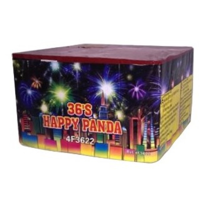 Bateria Fogo Artificio 36 Disparos Happy Panda