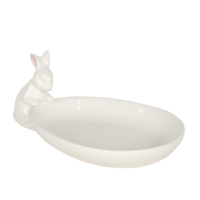 clayre eef bowl with rabbit 20138 cm 6ce1118