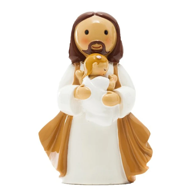 jesus com menina batismo