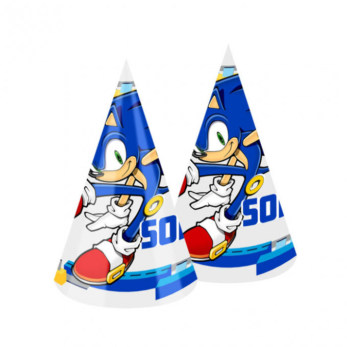 Chapéus Sonic Pack 6