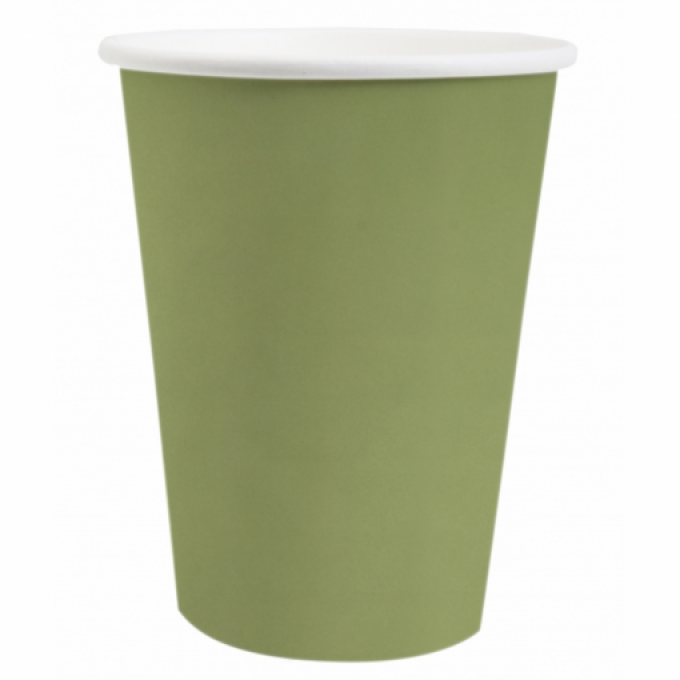 copo papel verde olivia