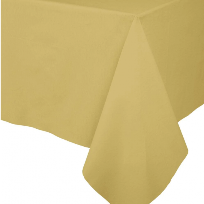 toalha de mesa dourada 112tcl