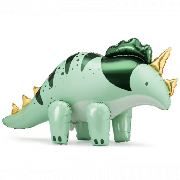 balao dinossauro verde