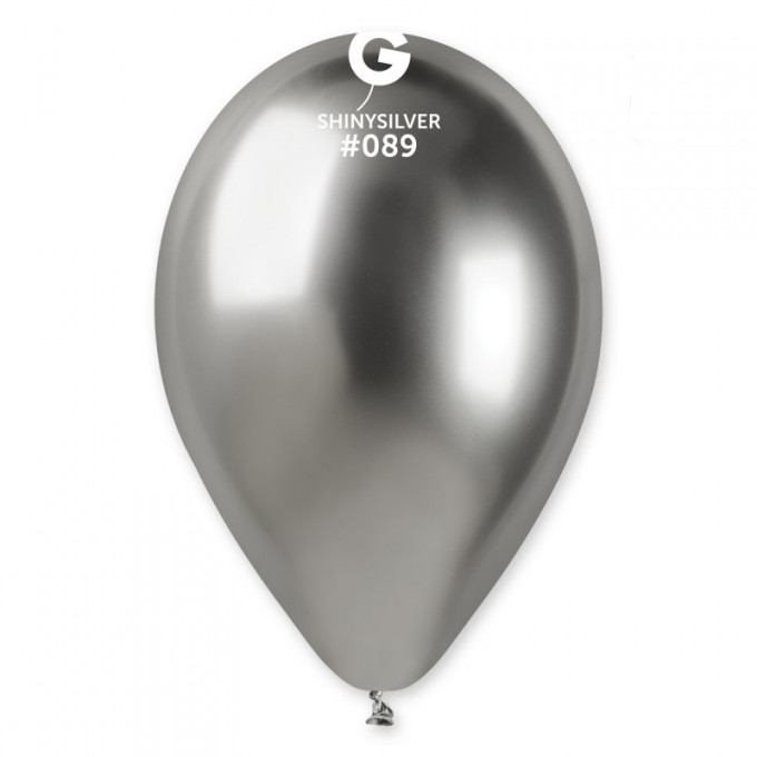 100 fsc certified nrl balloons shiny silver