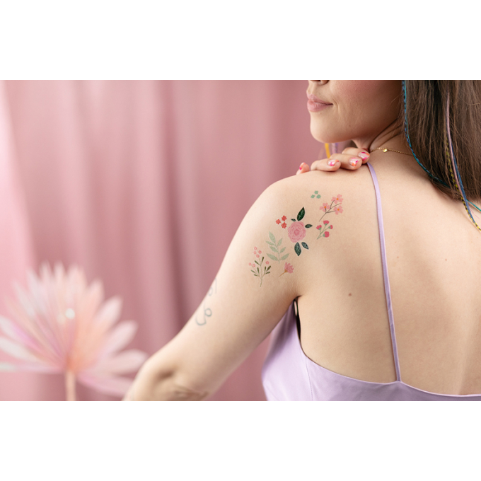 tatuagens flores cores fortes 3