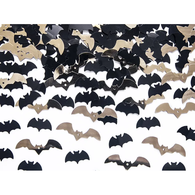 confetis halloween morcegos