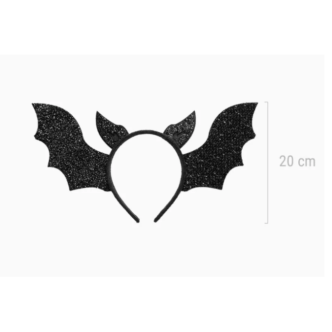 bandolete asas de morcego halloween 3