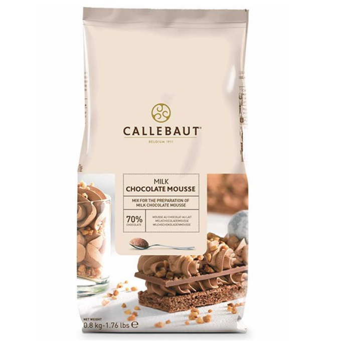 Mousse de Chocolate Callebaut Leite 800Gr