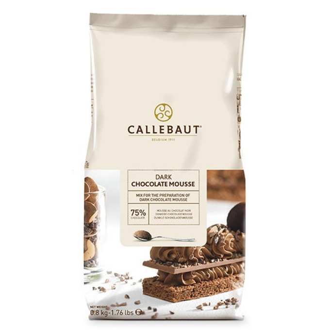 Mousse de Chocolate Callebaut Negro 800Gr