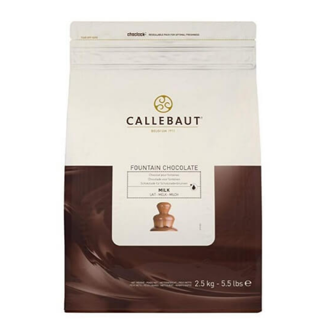 Chocolate Callebaut leite Fondue 2.5Kg 1