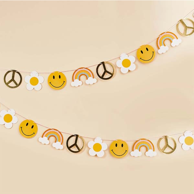 guirlana banner emoji smiley amarelo 2