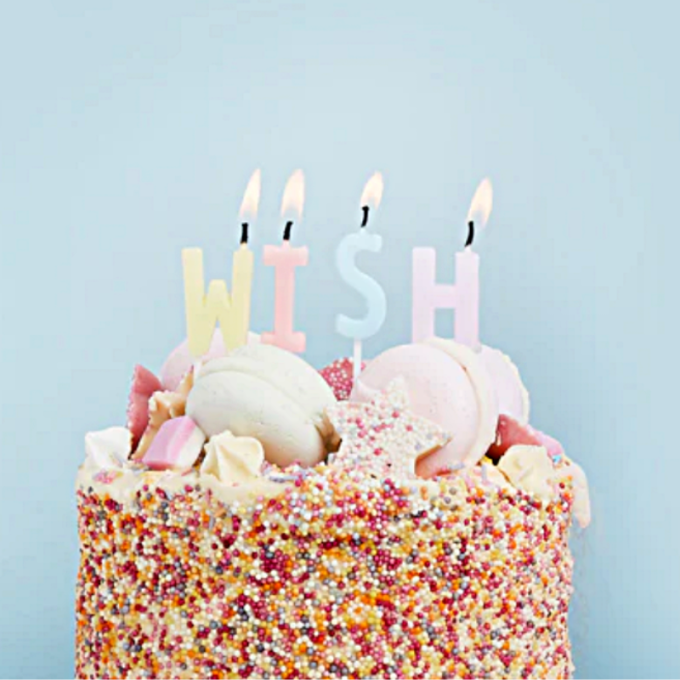 velas aniversario WISH tons pastel b