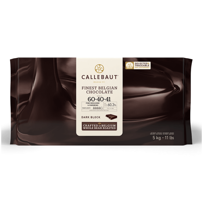 Chocolate Callebaut Negro 60 40 41 Barra 5Kg 4