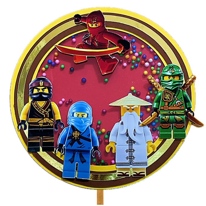 Topo Bolo Interativo Ninjago 2