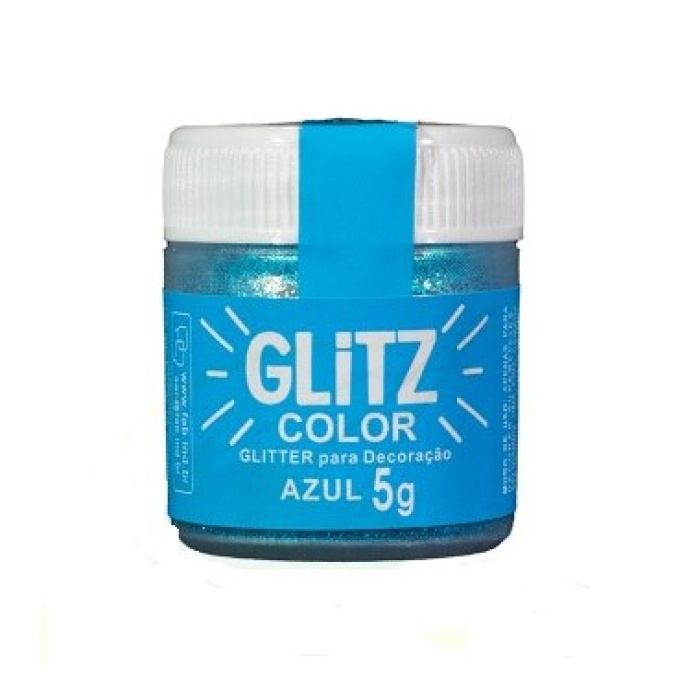 glitz color azul glitter fab 5g