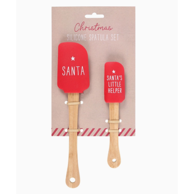 Conjunto de espatulas em silicone Pai Natal Stops Here 2