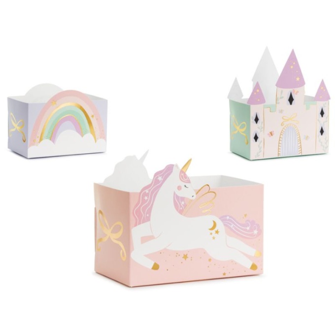 Caixas Unicórnio e Princesas - Pack 6