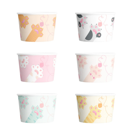 Taça Gelado Gatinhos- Pack.6
