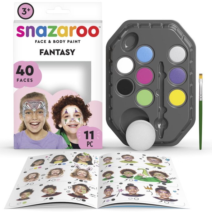 Kit Pintura Facial Fantasia - Snazaroo