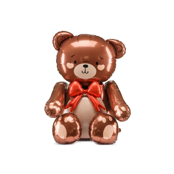 Balão Ar Urso Sentado Coração Namorados - 88cm