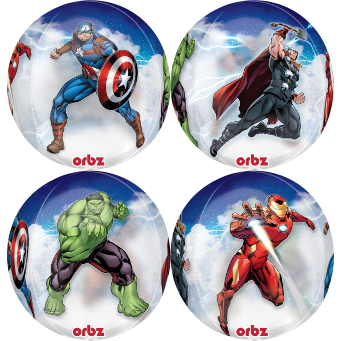 Balão Orbz Avengers - 38cm