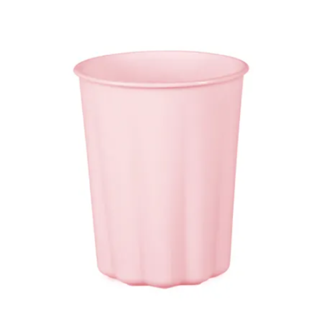 Copo Rosa Plástico 220ml - Pack 4