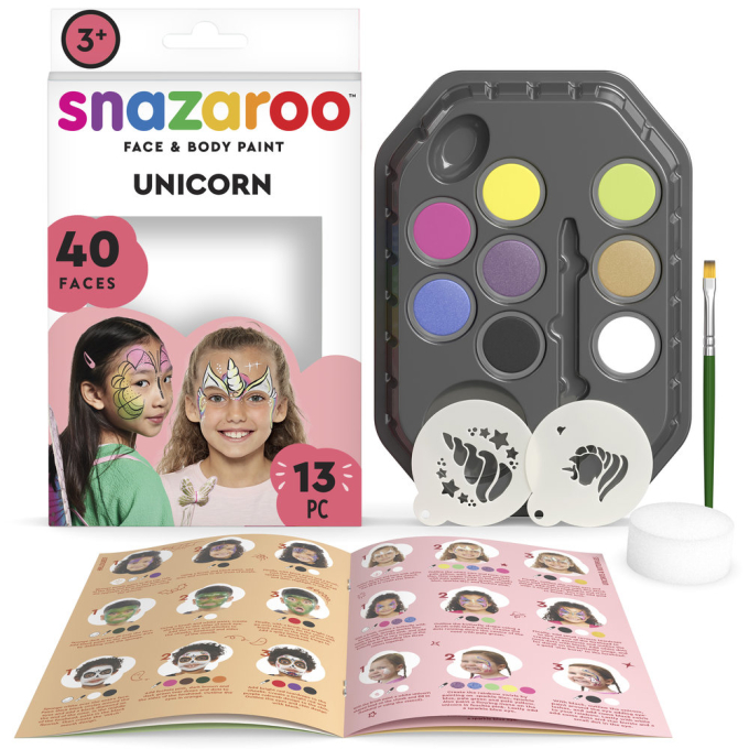 Kit Pintura Facial Unicórnio - Snazaroo