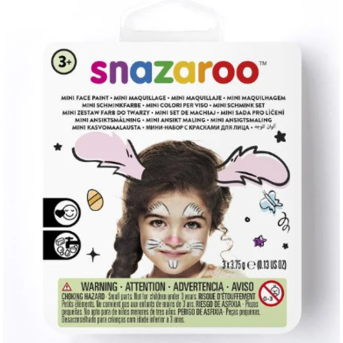 Mini Kit Pintura Facial Coelho - Snazaroo