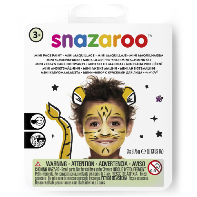 Mini Kit Pintura Facial Tigre - Snazaroo