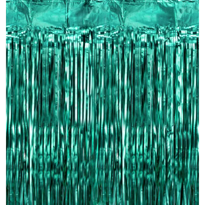 Cortina Verde Metalizado- 100x200cm