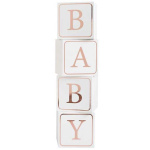 KIT Cubos Decorativos BABY Rosa Gold - Pack.4 - Image 4