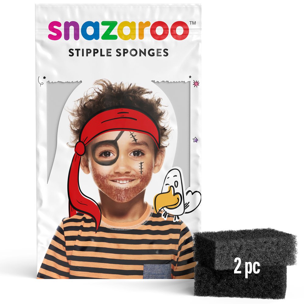 102396 Esponja Facial Barba Pack 2 - Snazaroo - Image 1