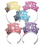 Tiaras Ano Novo "Happy New Year" - Pack.12 - Image 2