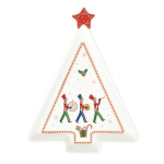 Prato de Servir Arvore Natal - 21cm