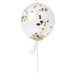 Kit 8 Balões Transparentes com Confetis Iridiscentes - 45cm - Image 10