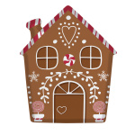 Prato de Servir Casa Gengibre Natal - 25cm