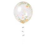 Kit 8 Balões Transparentes com Confetis Iridiscentes - 45cm - Image 14