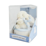 Boneco Coelho Azul Caixa de Música Doudou - 17cm - Image 4