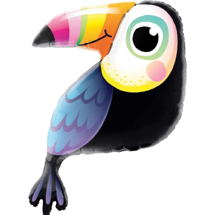 Balão Tropical Pássaro Tucano Super Shape - 104cm