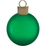 Balão Orbz XL Verde Bola de Natal - 50cm