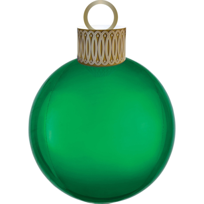 Balão Orbz XL Verde Bola de Natal - 50cm - Image 1