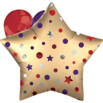 Balão Estrela 3D HAPPY BIRTHDAY - 71cm - Image 3