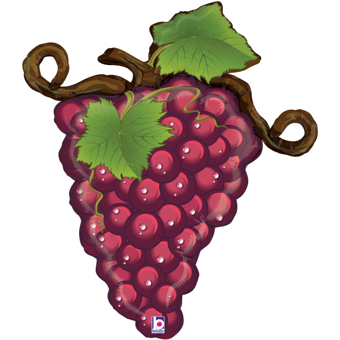 Balão Frutas Cacho de Uvas - 79cm - Image 1