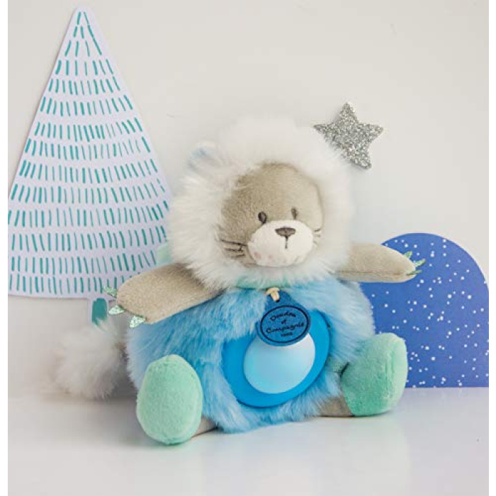 Luz de Presença Boneco Gato Azul Doudou - 20cm - Image 2